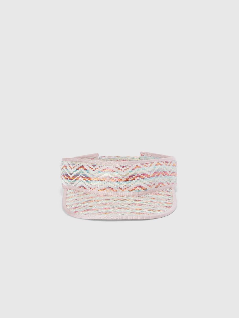 M Missoni Cappello con visiera in viscosa e cotone chevron Solo un giorno rimasto