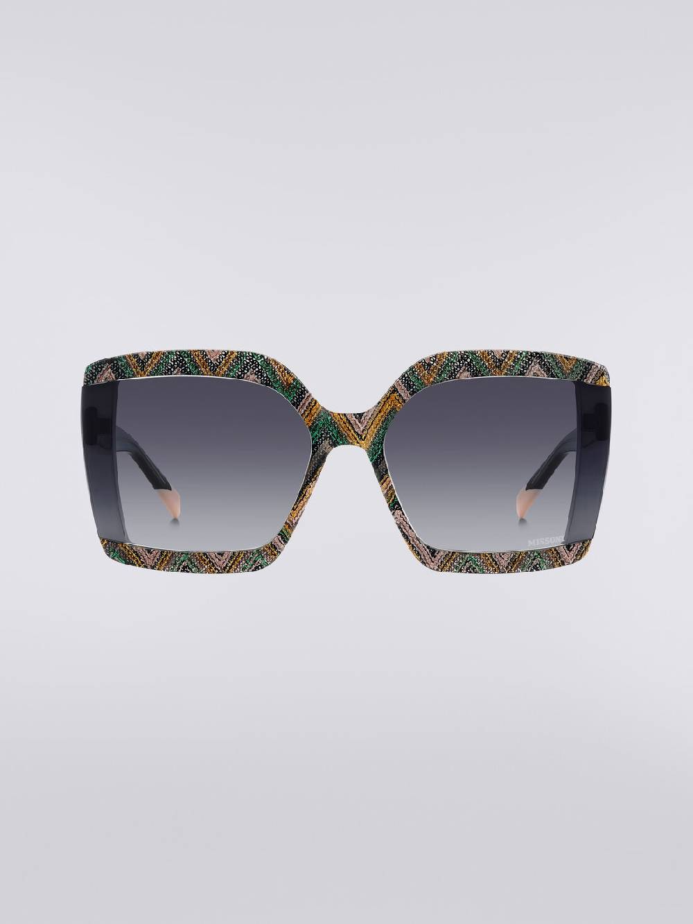 M Missoni Occhiali da sole squadrati con inserti in tessuto 50% di sconto per tempo limitato