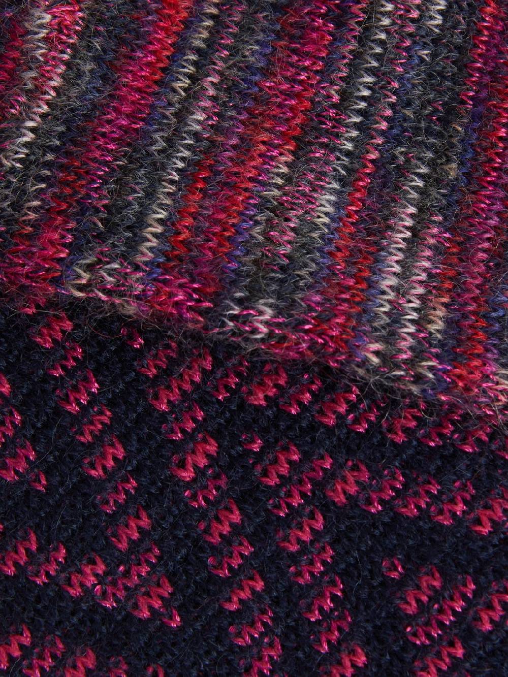 M Missoni Guanti in maglia di lana e mohair con multi-lavorazione Acquista Ora