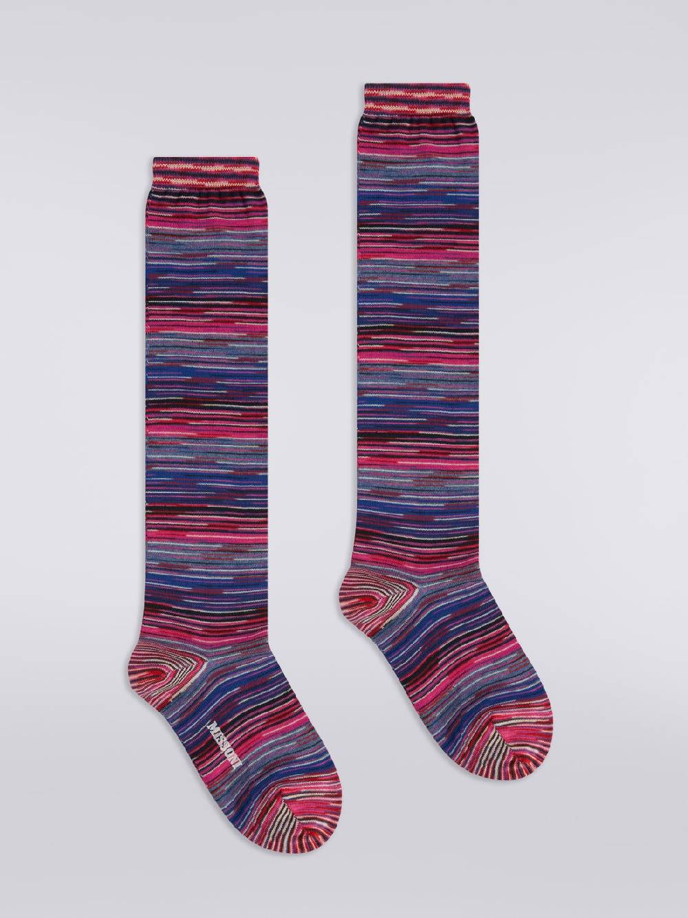 M Missoni Calze in misto cotone fiammate Prezzo Ridotto