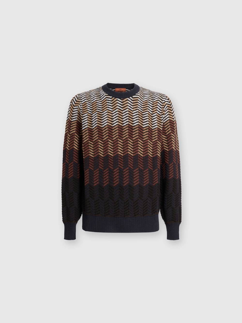 M Missoni Pullover girocollo in lana vergine zig zag Hotsell