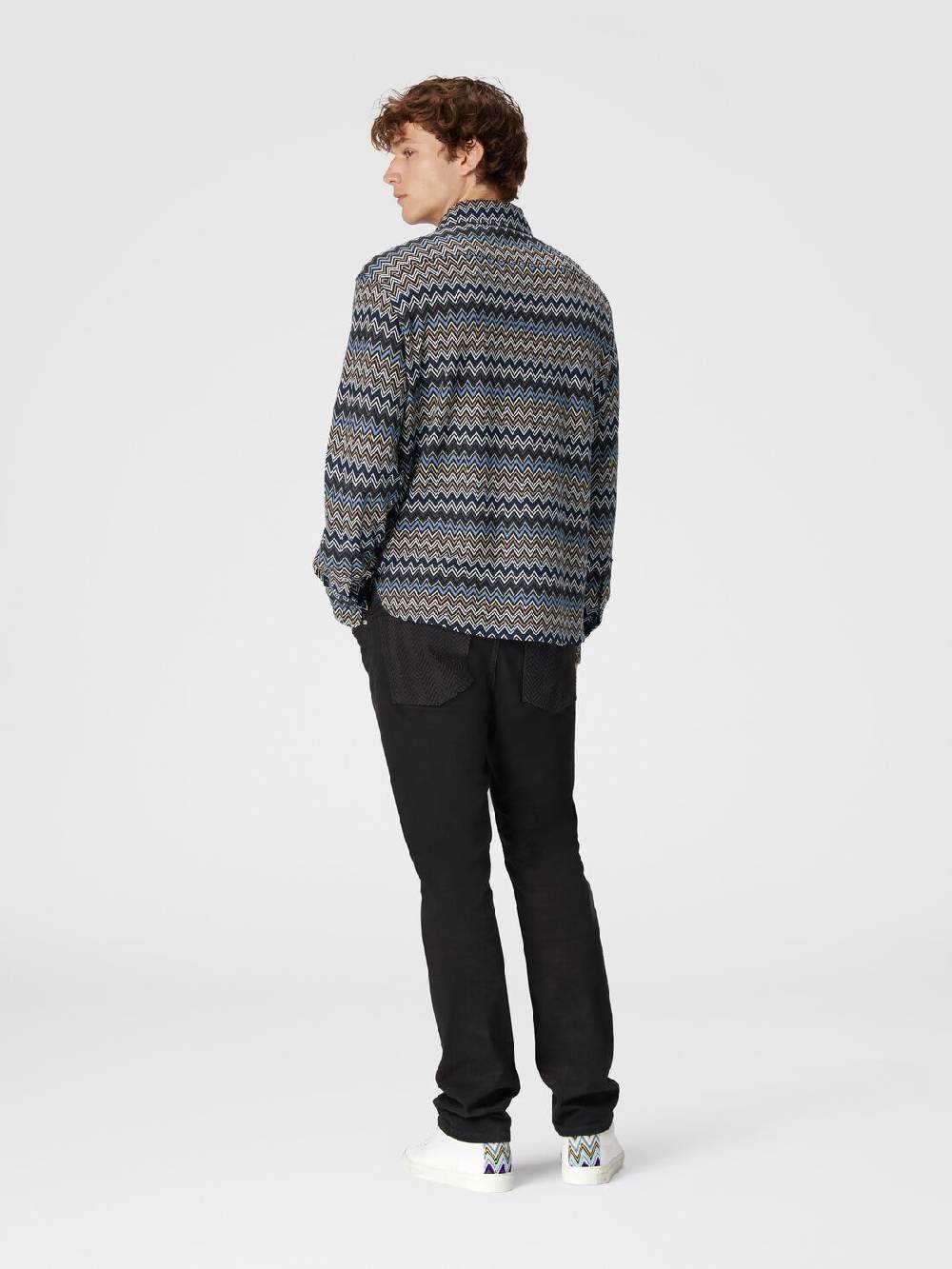 M Missoni Camicia in cotone zig zag Moda