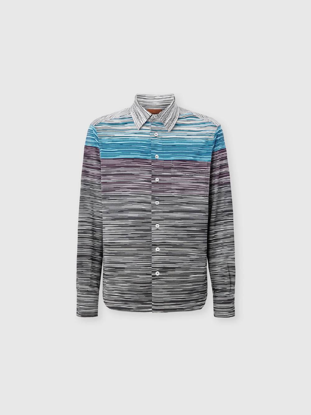 M Missoni Camicia in jersey di cotone fiammato Spedizione gratuita