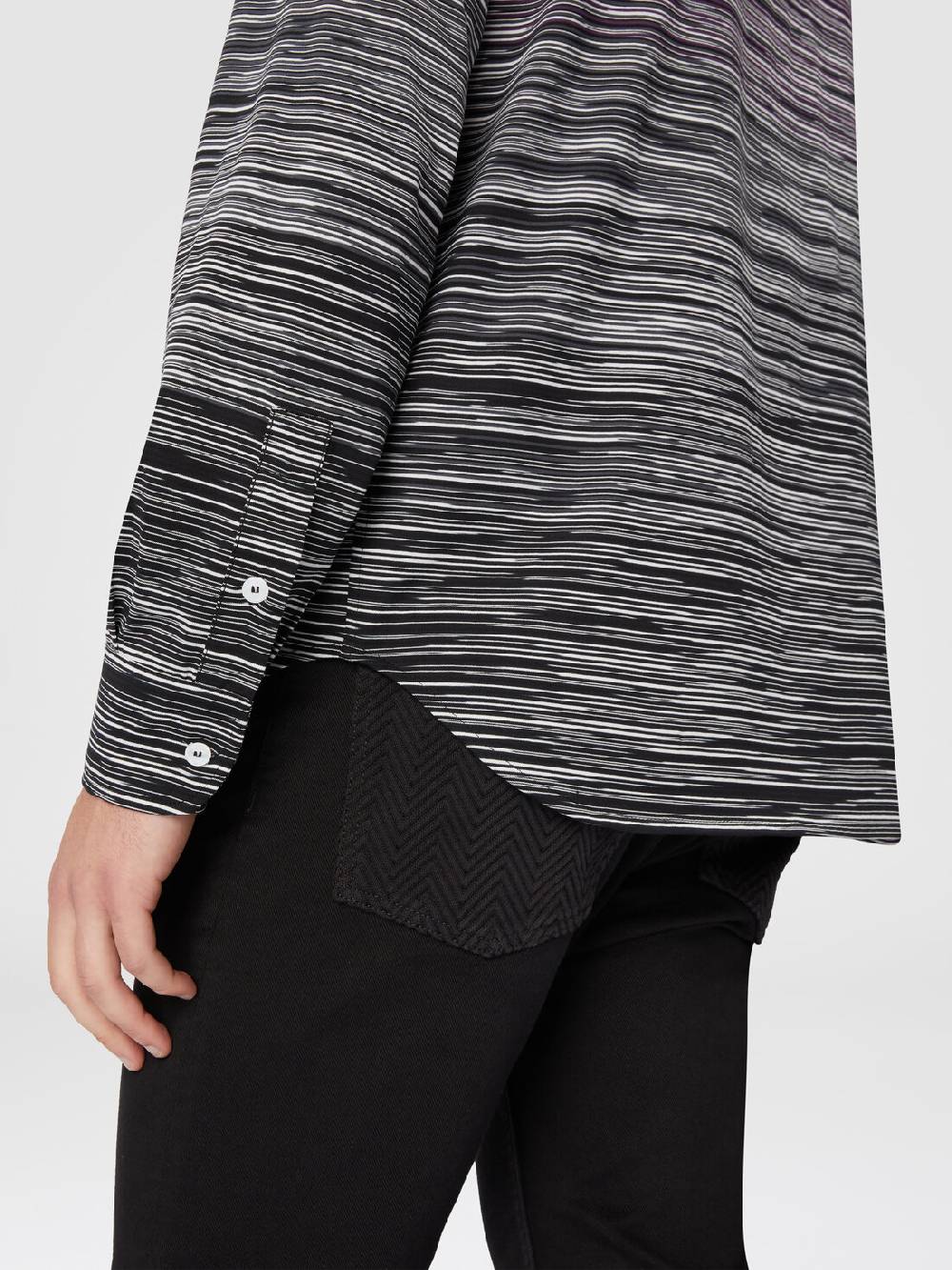 M Missoni Camicia in jersey di cotone fiammato Spedizione gratuita