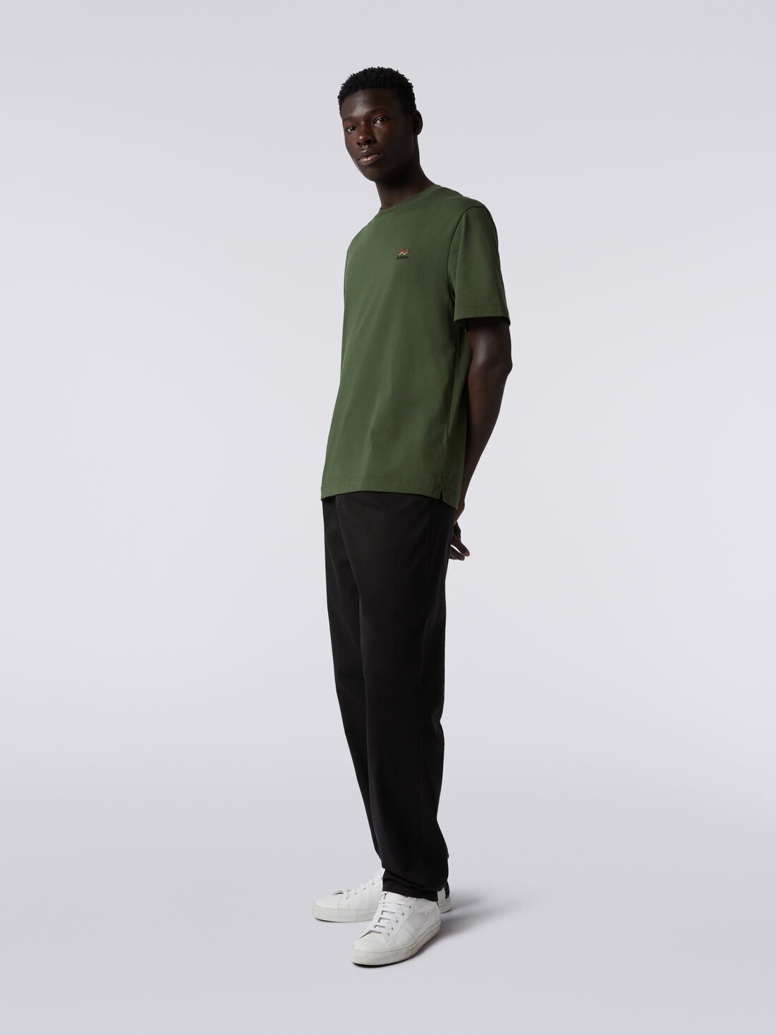 M Missoni Pantaloni chino in cotone Grande vendita