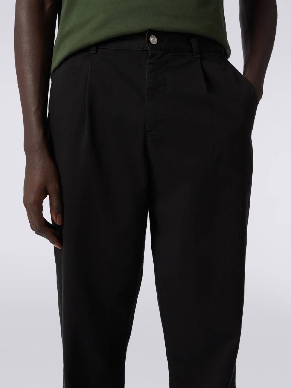 M Missoni Pantaloni chino in cotone Grande vendita