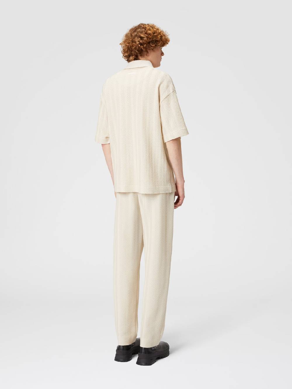 M Missoni Pantaloni classici in cotone e viscosa zig zag Shopping online