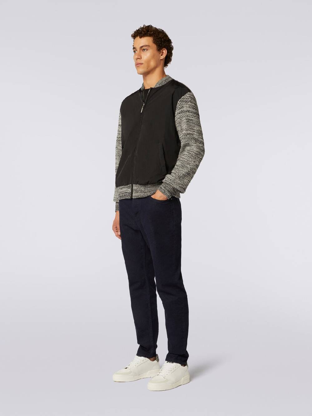 M Missoni Bomber in misto cotone e nylon Vendite stagionali