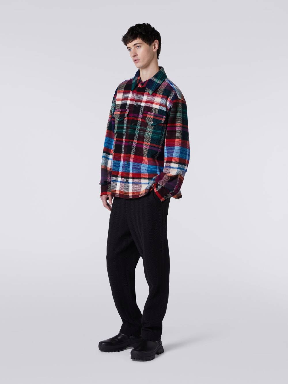 M Missoni Oveshirt in lana e cotone Offerta Pasqua