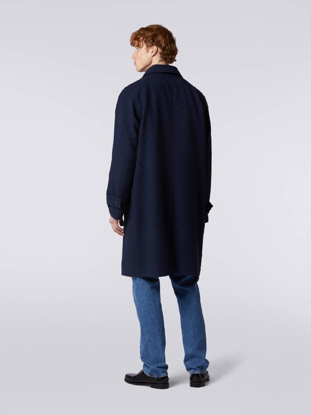 M Missoni Cappotto misto lana jacquard con motivo zig zag Offerta San Valentino