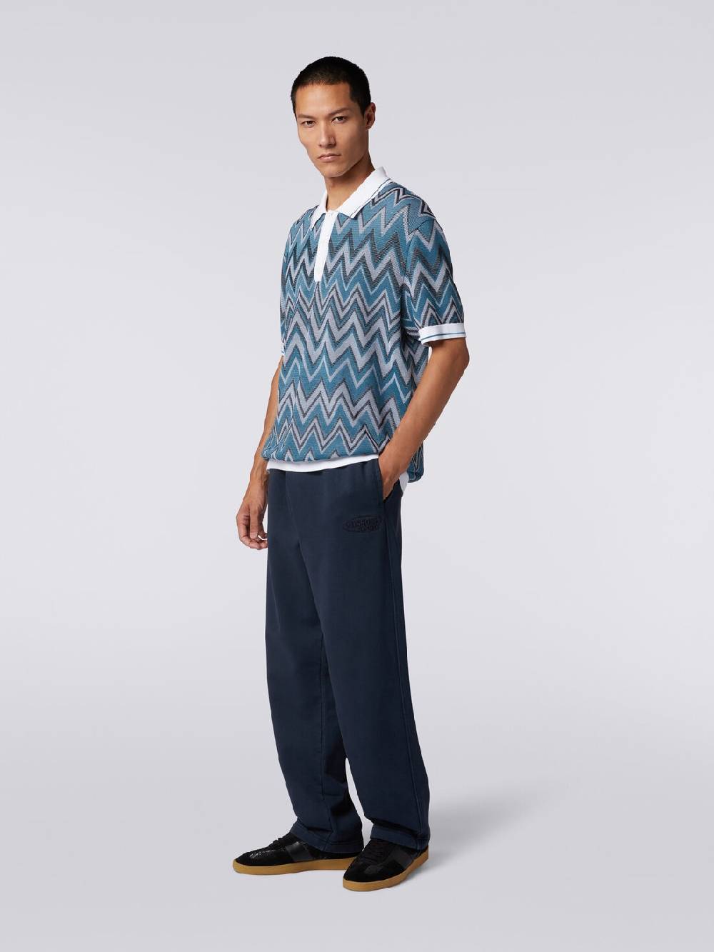 M Missoni Pantaloni in felpa di cotone con logo Smaltimento dello stoccaggio