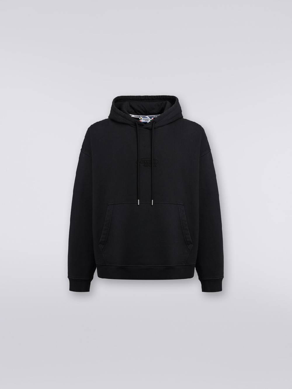 M Missoni Felpa in cotone con cappuccio e logo Offerta temporanea