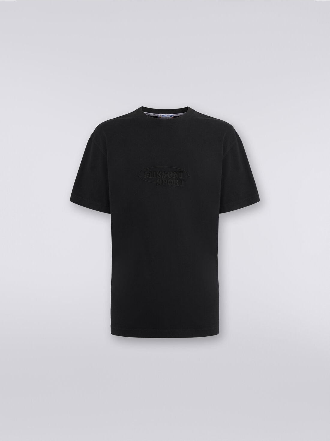 M Missoni T-shirt girocollo in cotone con logo Nuovi prodotti