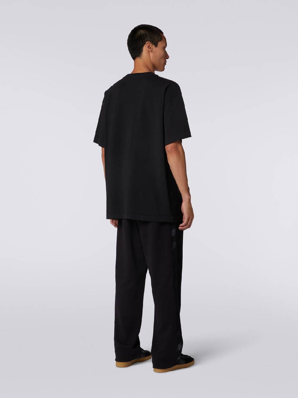 M Missoni T-shirt girocollo in cotone con logo Nuovi prodotti