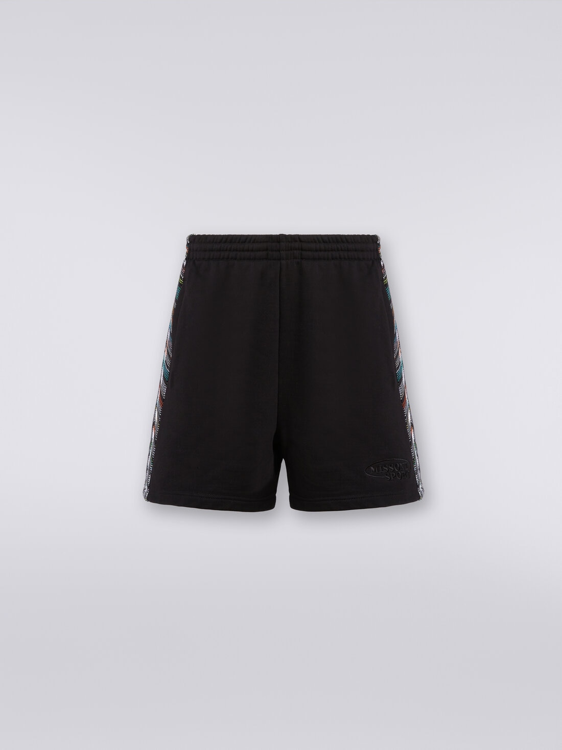 M Missoni Shorts in felpa con logo e bande laterali in maglia Bestseller