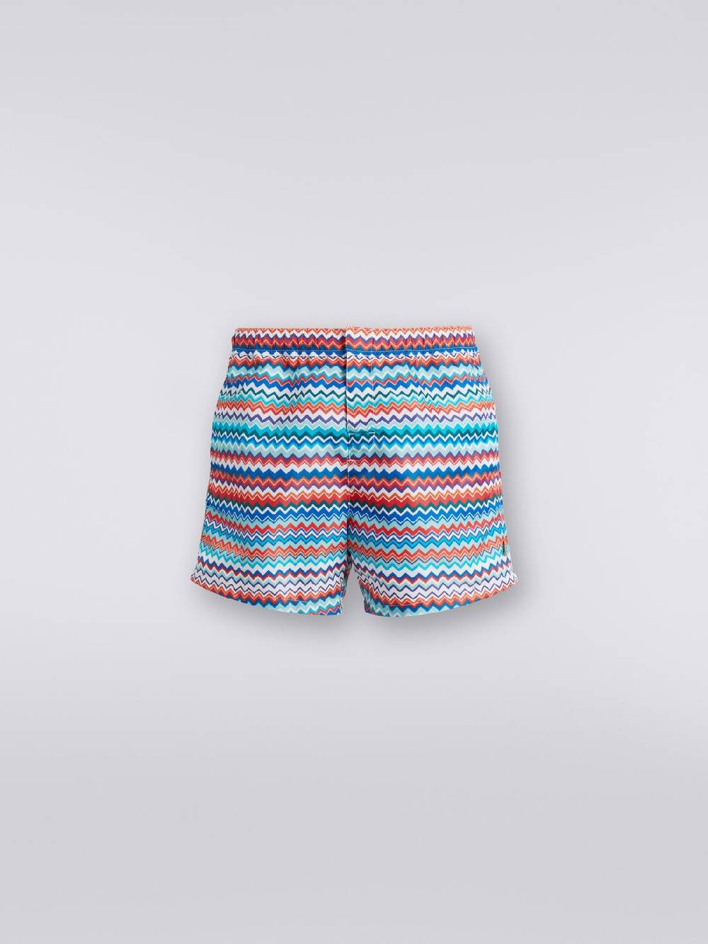 M Missoni Boxer mare in nylon stampa zig zag Offerte giornaliere