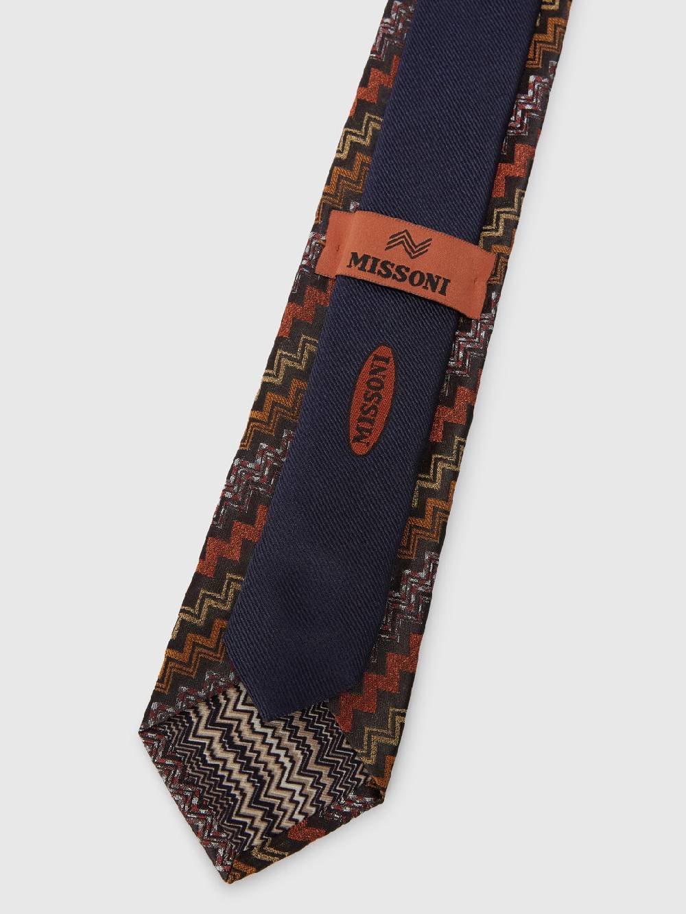 M Missoni Cravatta in seta con motivo zig zag Enormi risparmi