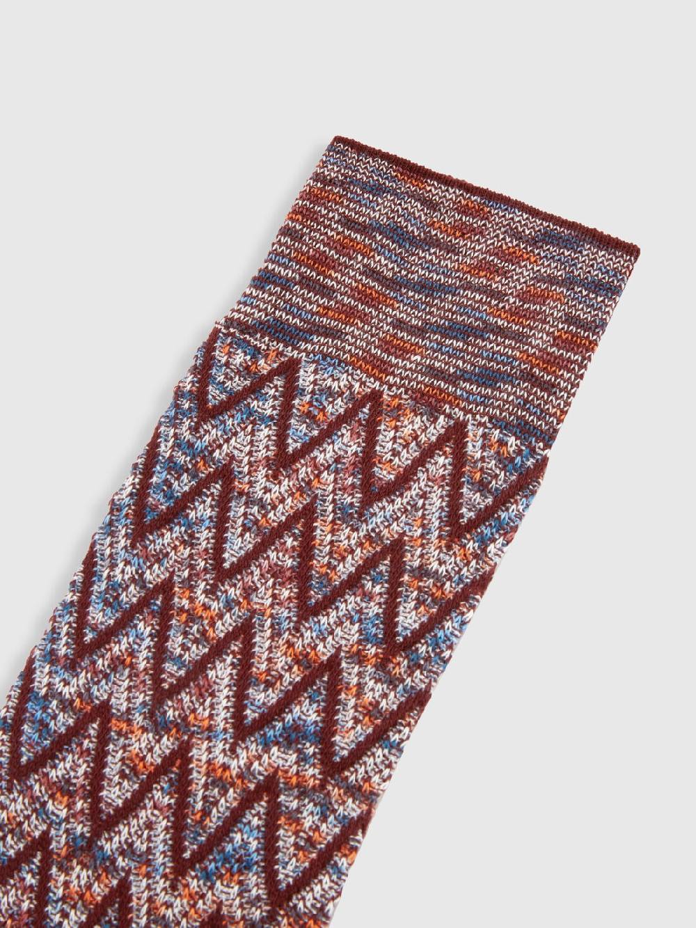 M Missoni Calzini corti in misto cotone zig zag Ultimi tre giorni