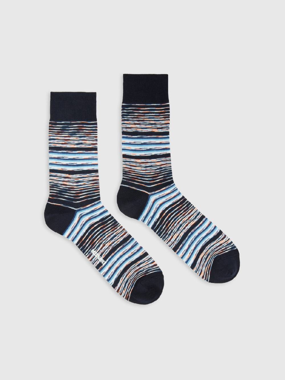 M Missoni Calzini corti in misto cotone fiammati Ultimo giorno