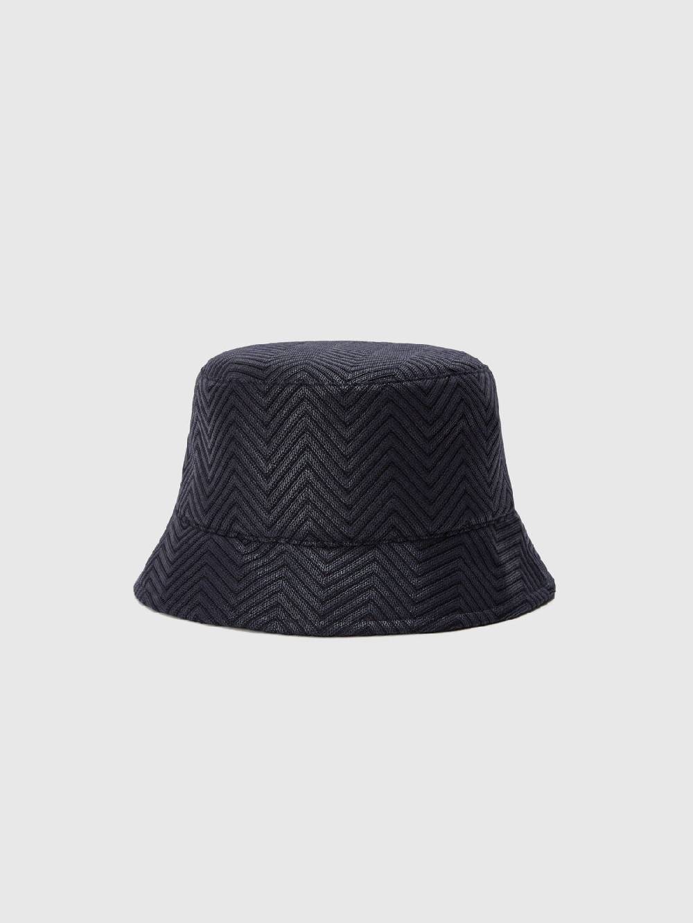 M Missoni Bucket hat in cotone e viscosa chevron Fino al 60% di sconto