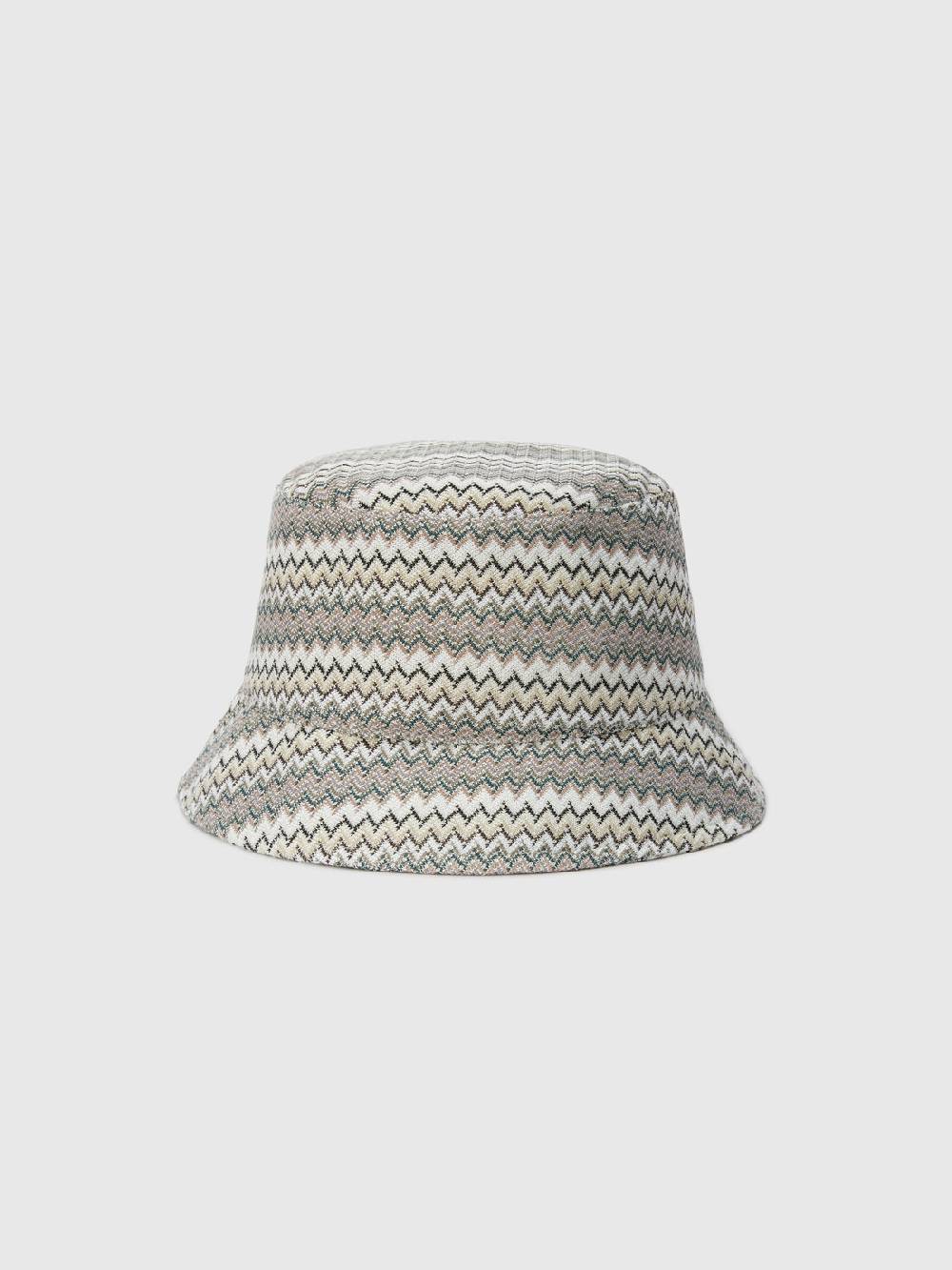 M Missoni Bucket hat in viscosa e cotone zig zag Fino al 65% di sconto