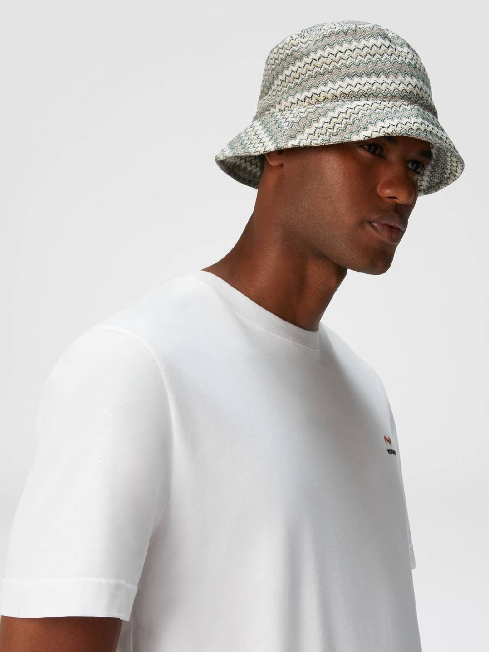 M Missoni Bucket hat in viscosa e cotone zig zag Fino al 65% di sconto