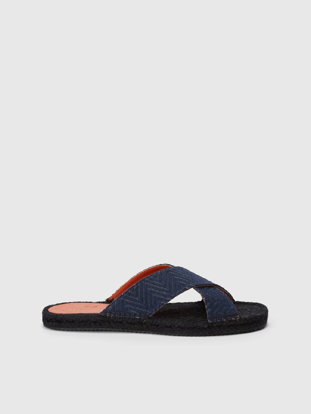 M Missoni Ciabatte con doppia fascia incrociata e motivo chevron Super sconto