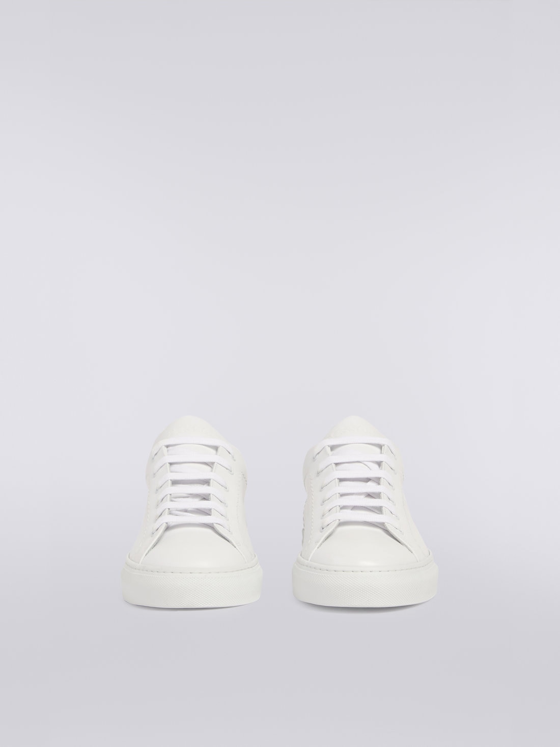 M Missoni Sneakers in pelle con inserto fiammato 50% di sconto con spedizione gratuita
