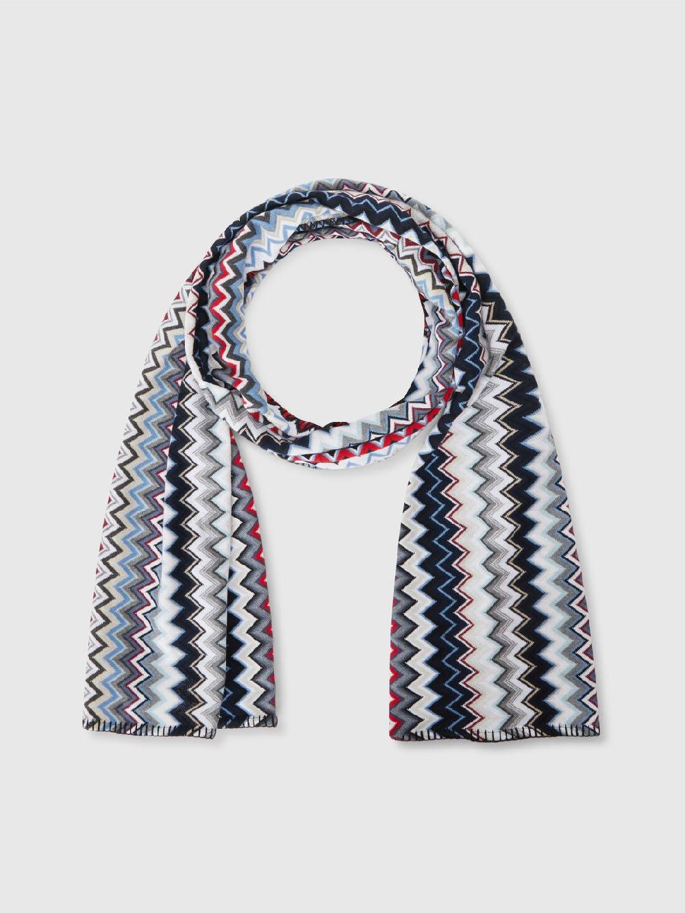 M Missoni Sciarpa in maglia di cotone chevron 50% di sconto per tempo limitato
