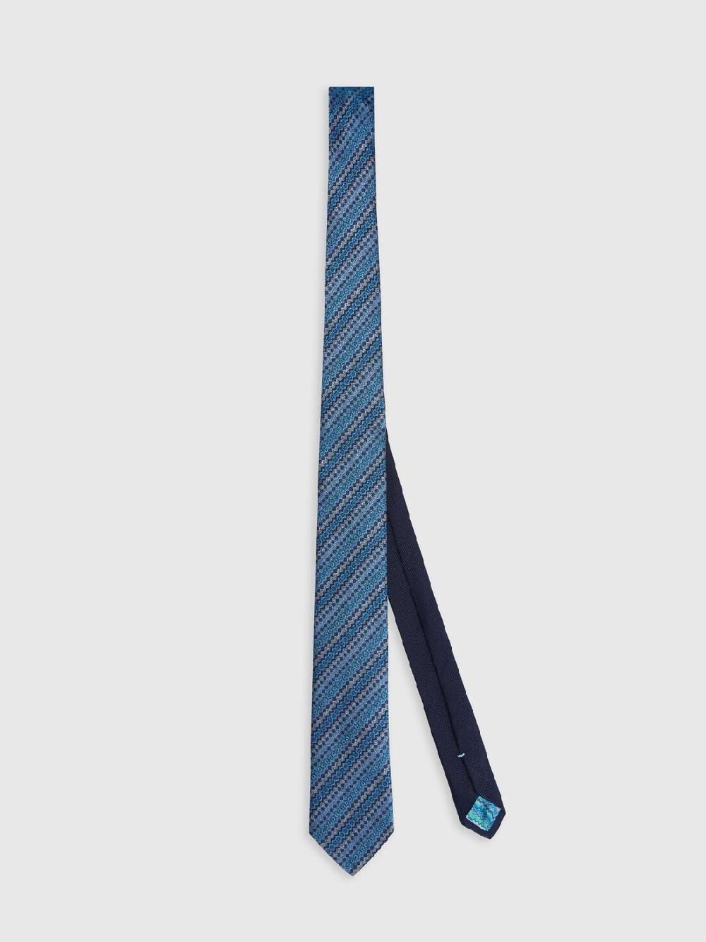M Missoni Cravatta in seta multilavorata Promozione
