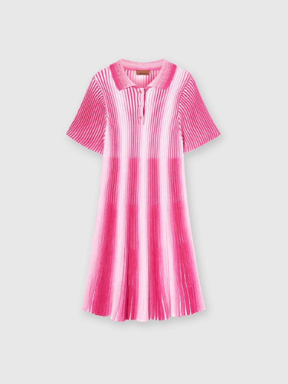 M Missoni Abito midi in maglia di viscosa a righe Fino Al -60%