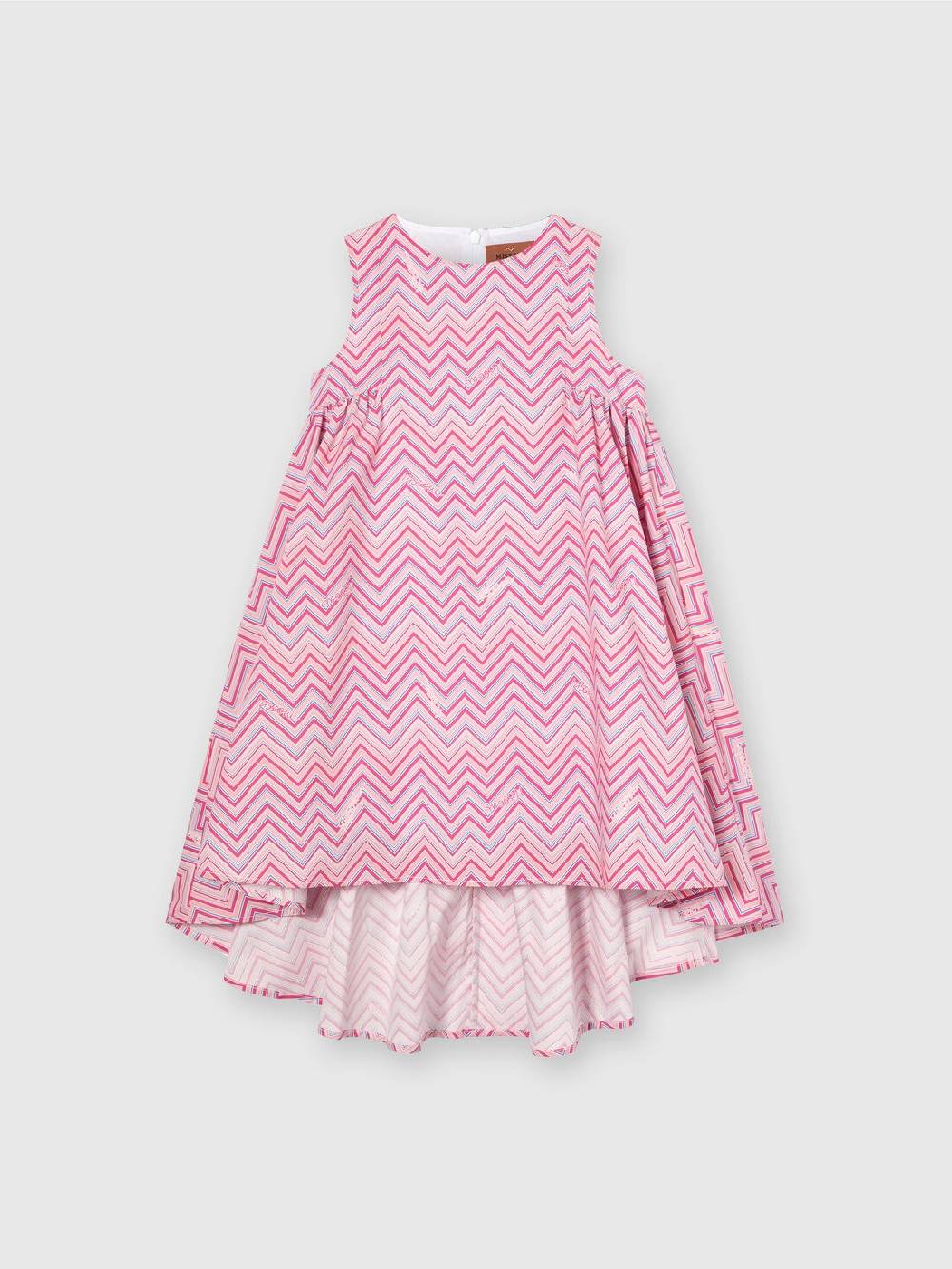 M Missoni Abito in cotone con stampa zig zag Shopping Online