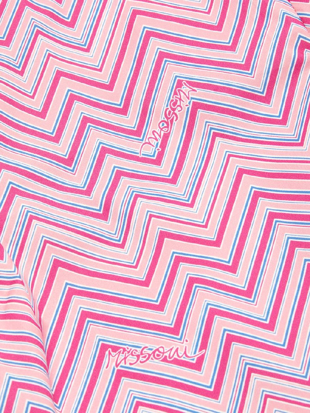M Missoni Abito in cotone con stampa zig zag Shopping Online