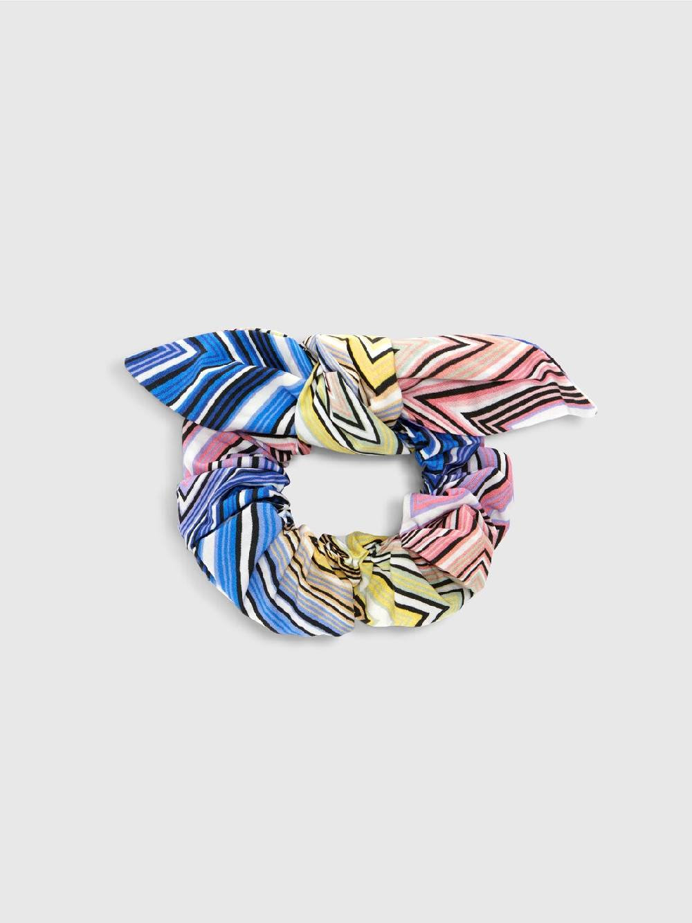 M Missoni Scrunchie in cotone chevron Prezzo Ridotto