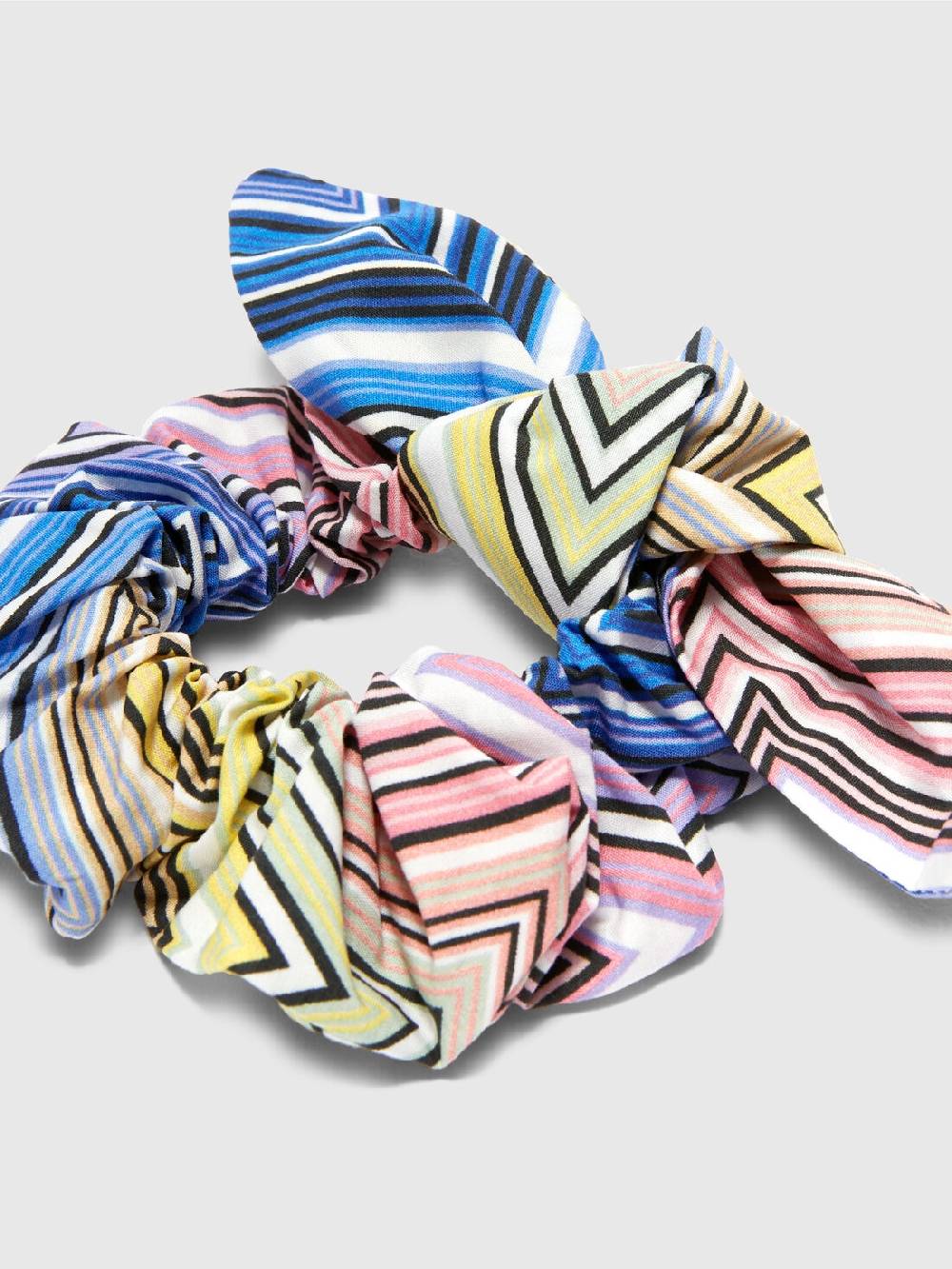 M Missoni Scrunchie in cotone chevron Prezzo Ridotto