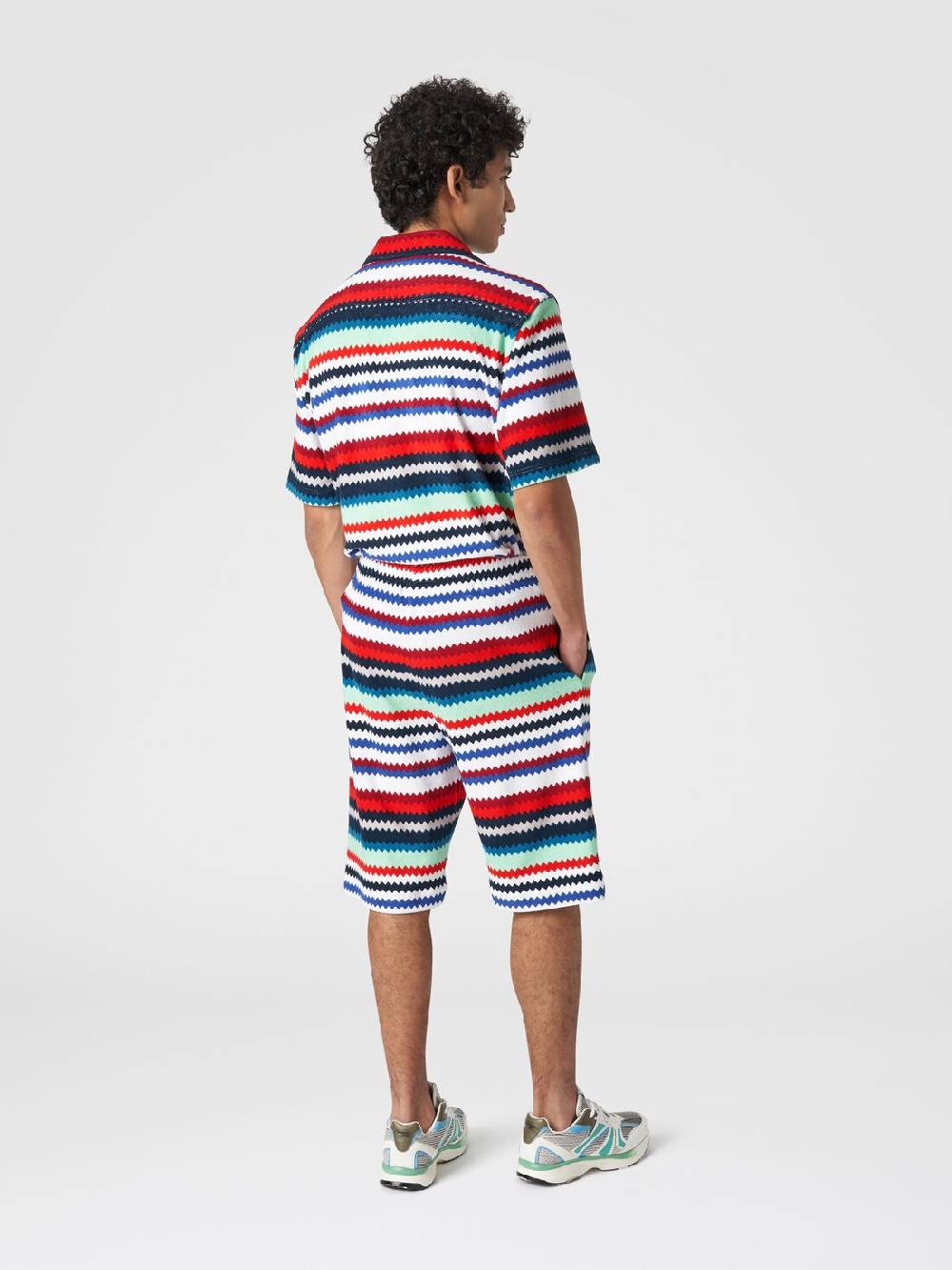 M Missoni Shorts in spugna stampa zig zag Convenienza
