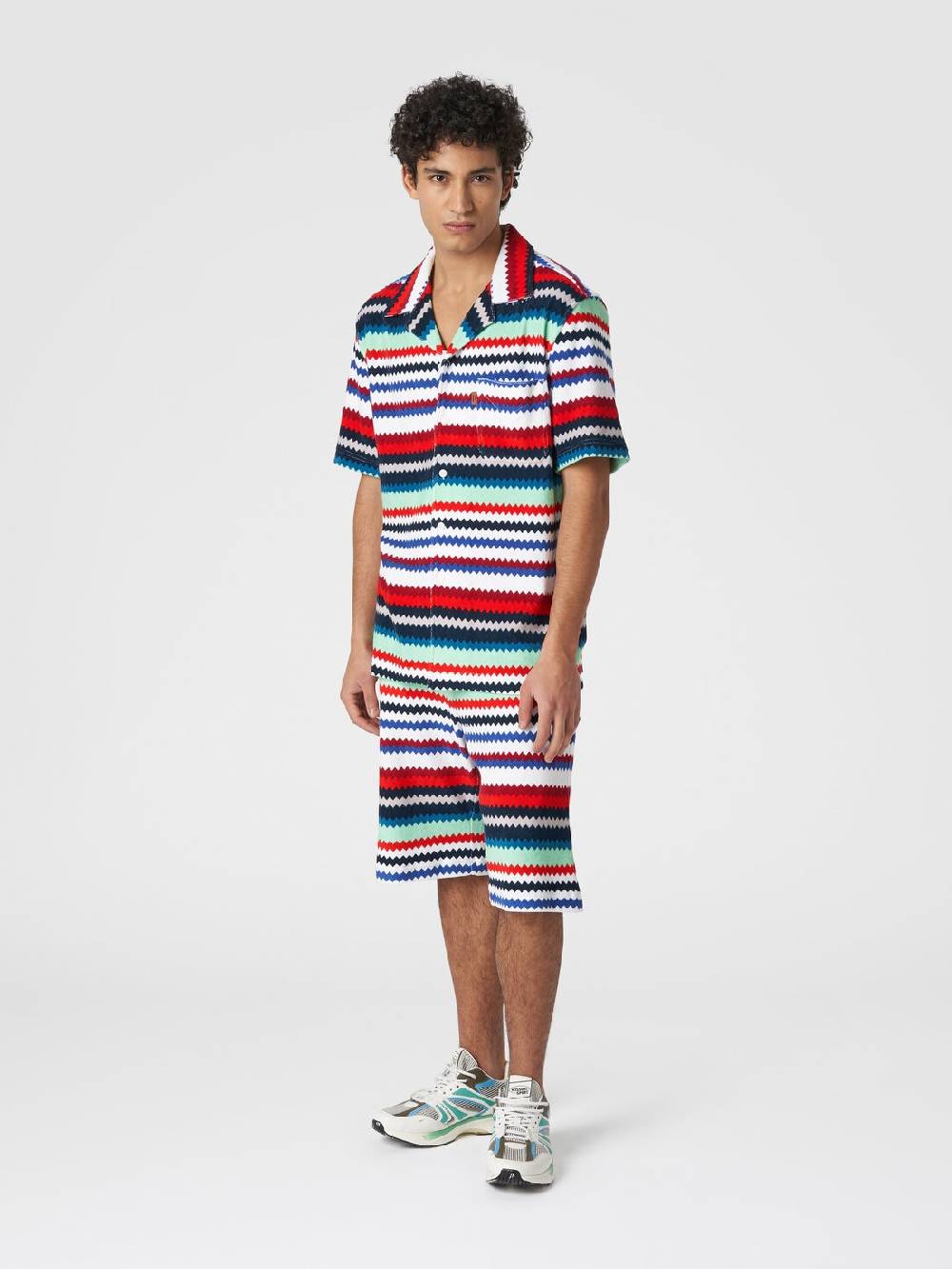 M Missoni Shorts in spugna stampa zig zag Convenienza