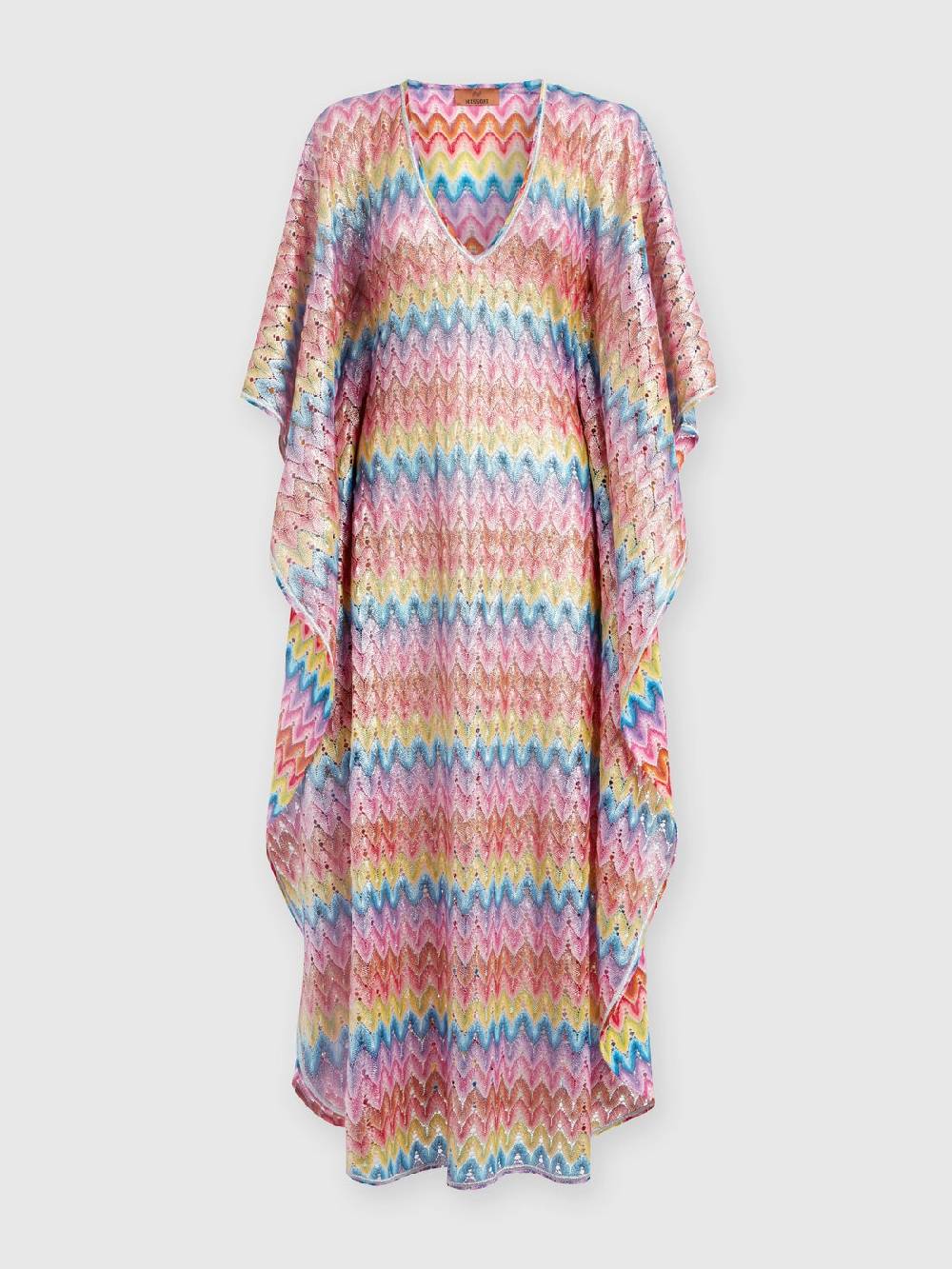 M Missoni Caftano copricostume lungo in pizzo spalmato Economico