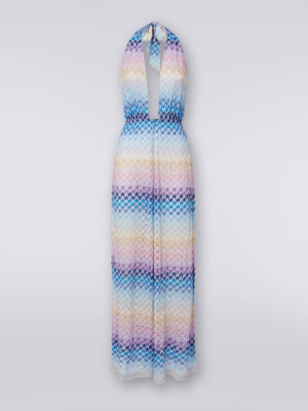 M Missoni Tuta pantalone effetto pizzo dégradé con lurex In Vendita