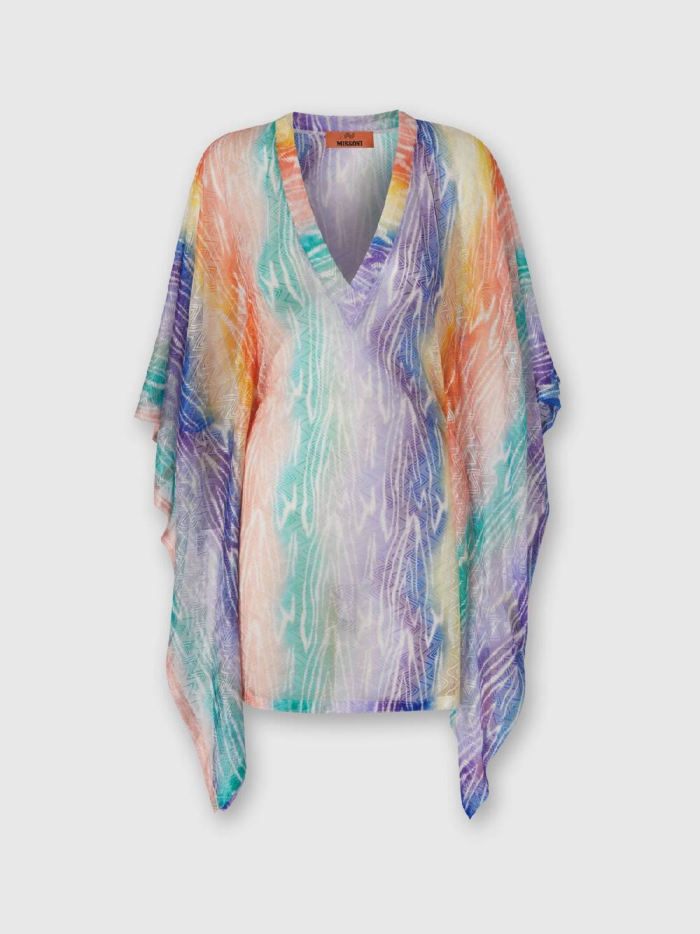 M Missoni Caftano copricostume corto stampa tie-dye Hotsell