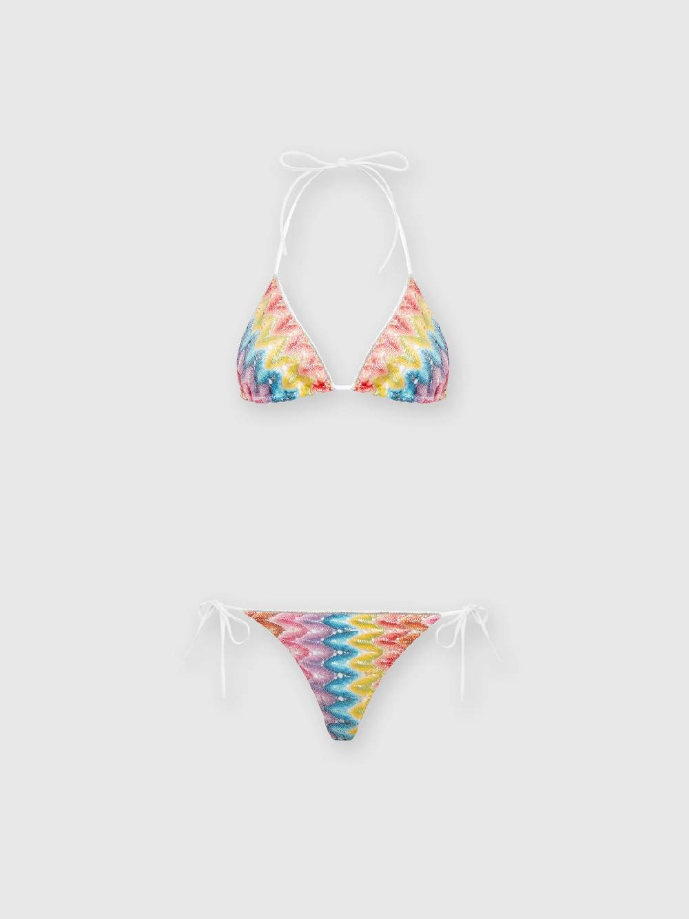 M Missoni Bikini in pizzo di misto cotone spalmato Saldi Di Fabbrica