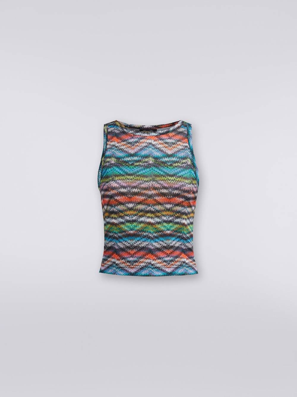M Missoni Top in nylon stretch stampato Sconto di tempo limitato