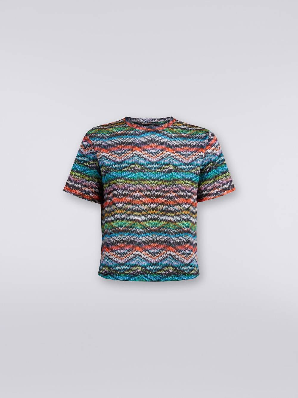 M Missoni T-shirt in nylon stretch stampato Negozio online di fabbrica