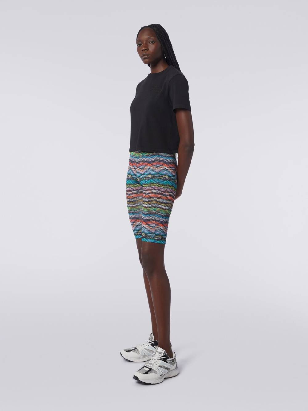M Missoni Shorts in nylon stretch stampato Prezzo di fabbrica