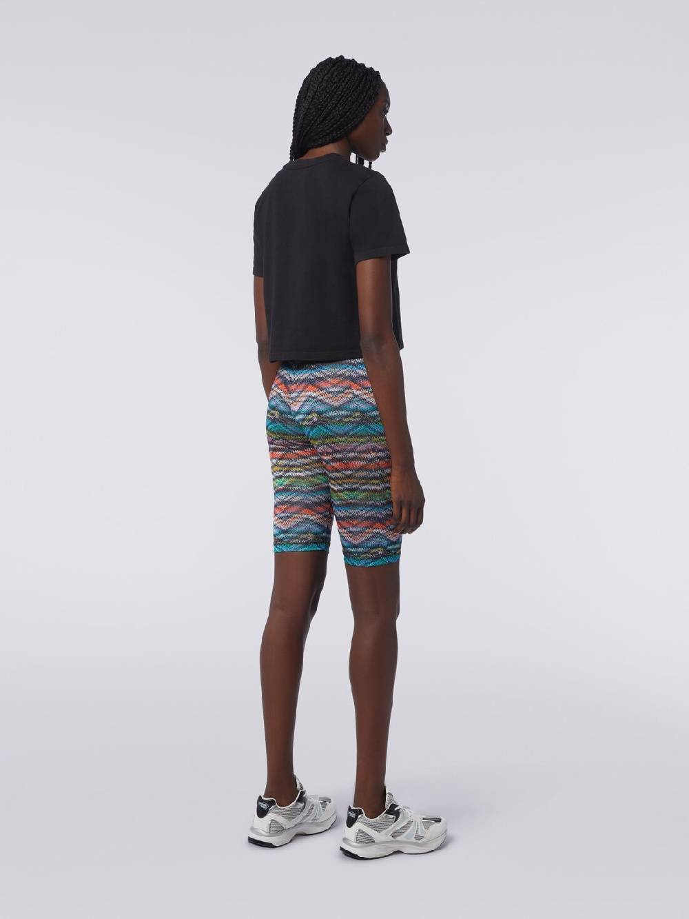 M Missoni Shorts in nylon stretch stampato Prezzo di fabbrica