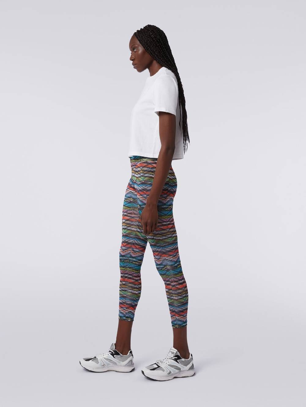 M Missoni Leggings in tessuto stretch stampa zig zag Offerta speciale