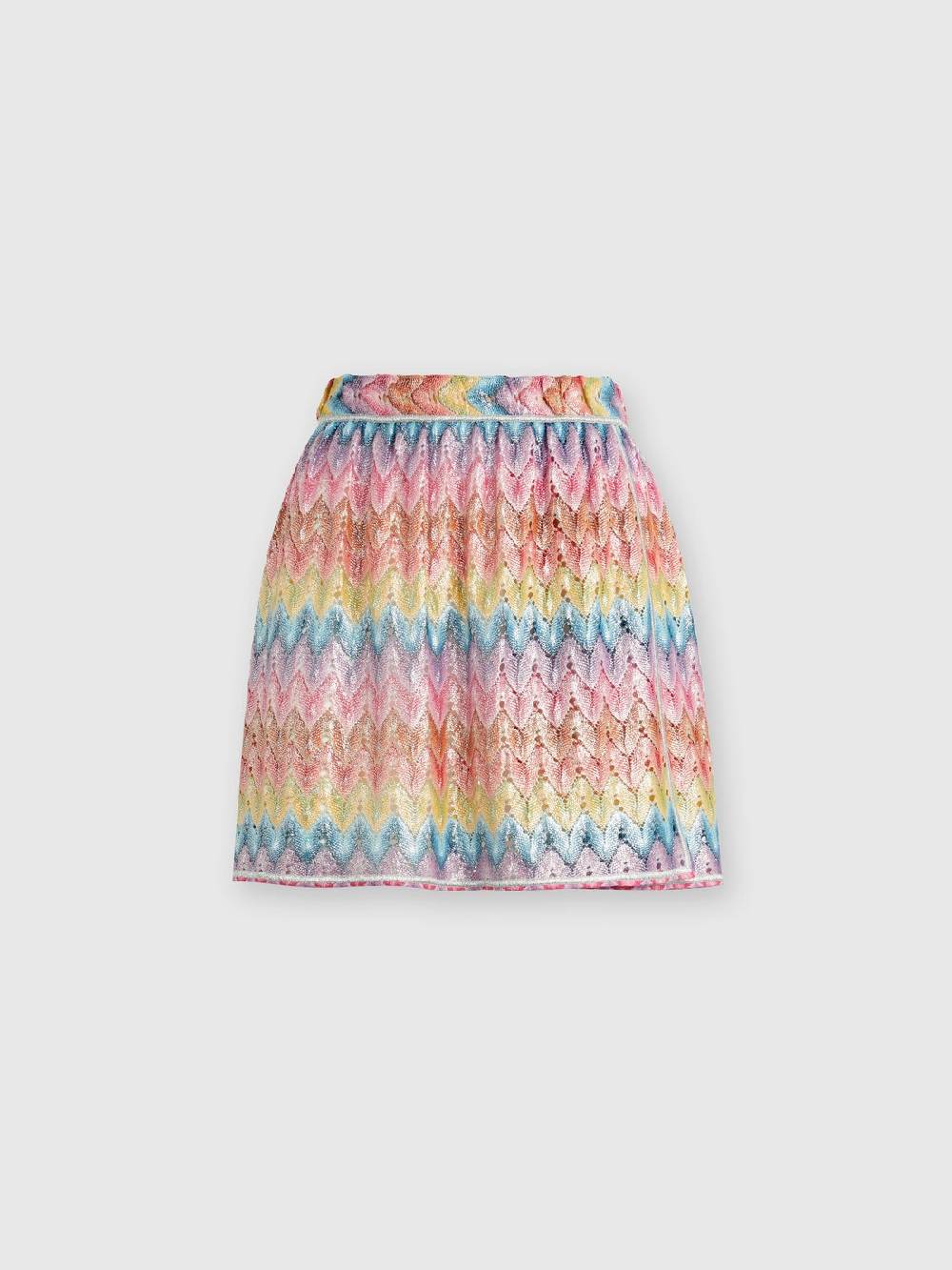 M Missoni Mingonna a portafoglio in pizzo di misto cotone spalmato Offerte esclusive