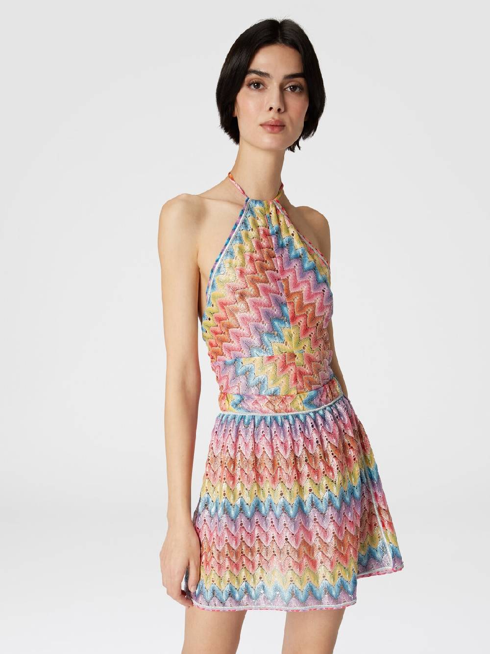 M Missoni Mingonna a portafoglio in pizzo di misto cotone spalmato Offerte esclusive