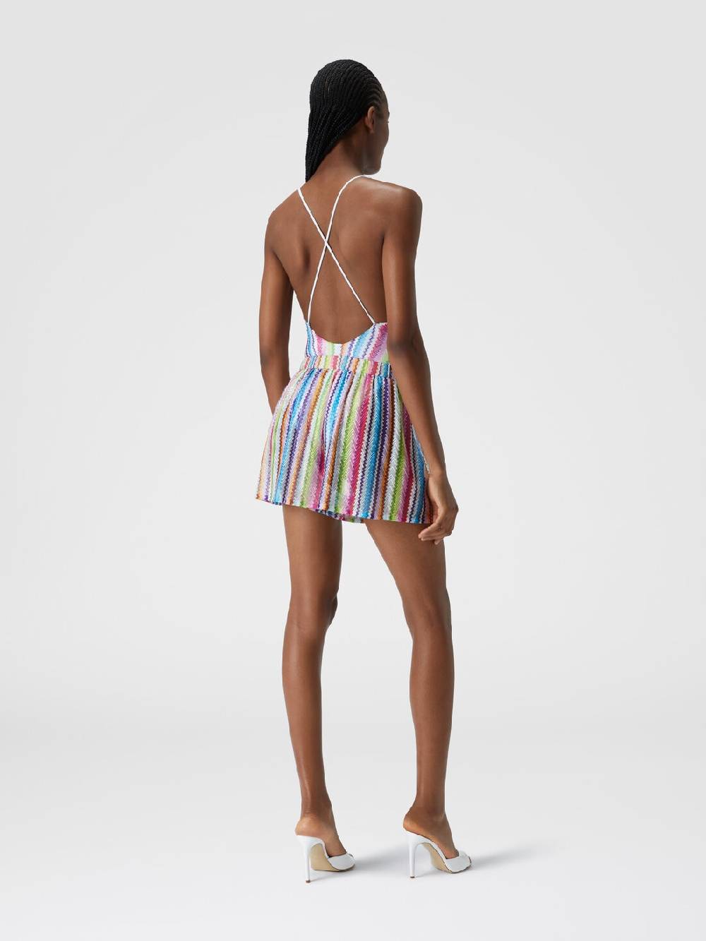 M Missoni Shorts copricostume stampa zig zag Lightning offer