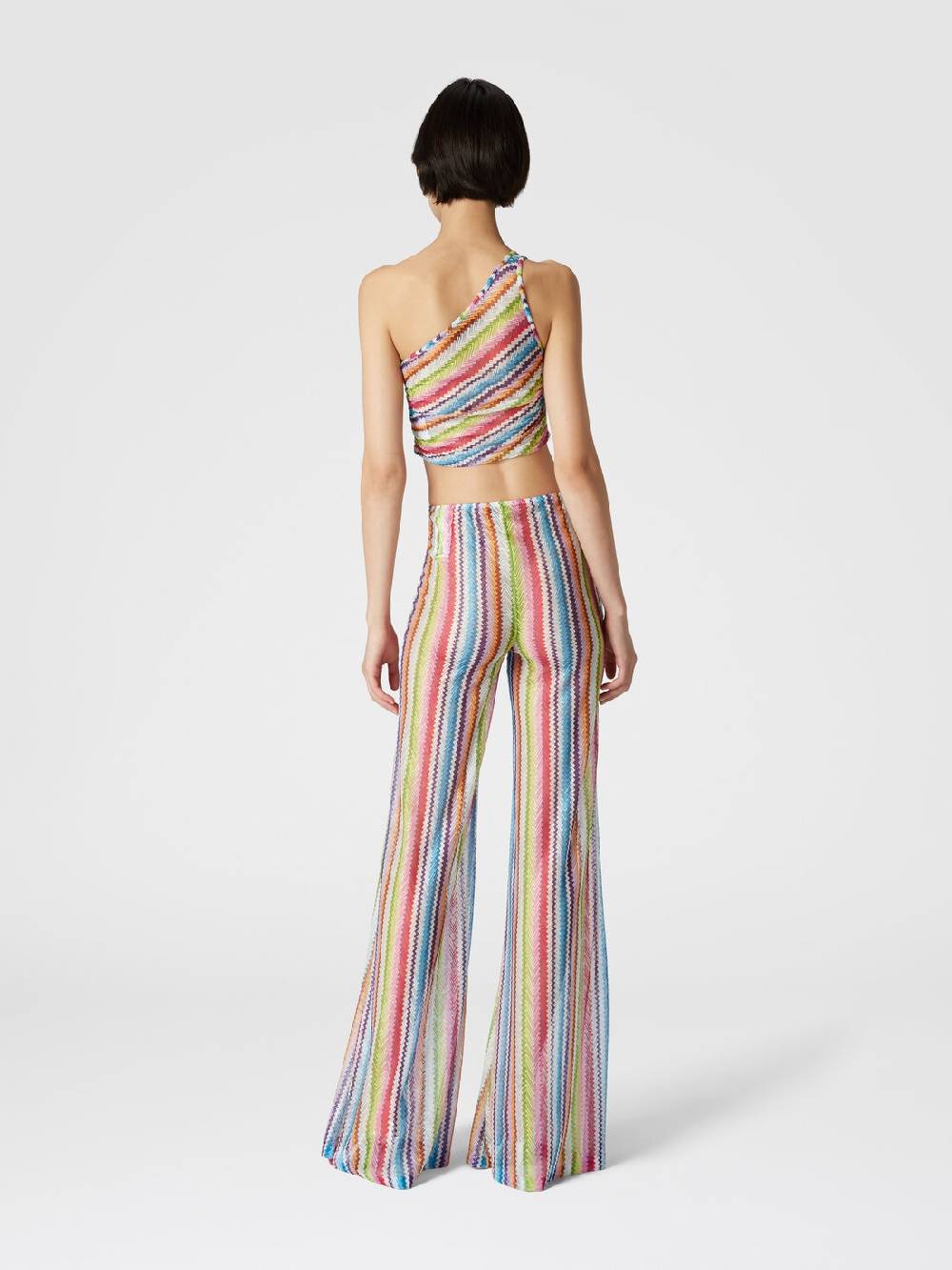 M Missoni Pantaloni copricostume a vista bassa stampa zig zag Nuovi prodotti